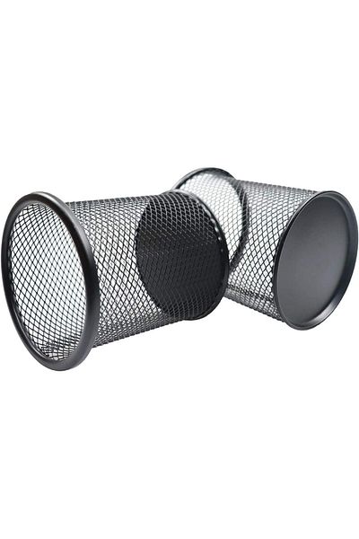 erorex Pen Holder Mesh Pencil Metal For Desk Office Organizer Black 4 Pack