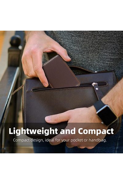 erorex Business Card Holder Case Premium Pu Leather Business Card Case Credit Card Holder For Men And