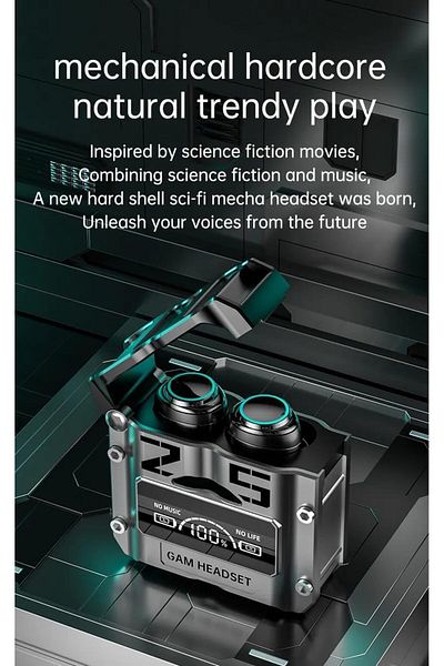 erorex Tws M10 Earphones Bluetooth With Mic Sports Waterproof Touch Control Headset Led Display Wireless