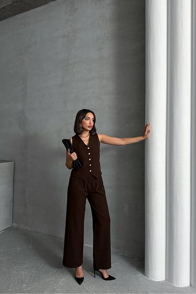 Neşeli Butik Women's Zra Model Buttoned Vest Nbg078