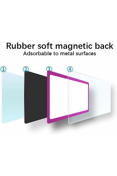 erorex 63Pcs Writeable Magnetic Strips 3 * 8Cm Reusable Magnetic Dry Wipe Labels 9 Colors Magnetic Labels