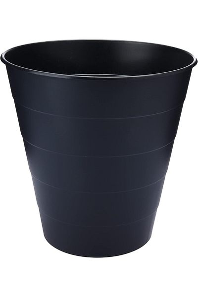 erorex سلة مهملات 10 لتر، لون أسود