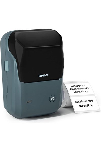 erorex B1 Label Maker Bluetooth Portable Label Printer With Auto Identification Easy To Use For Office