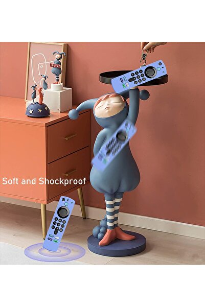 erorex Air Mouse Remote With Backlight Keyboard Voice Input Fit For Nvidia Shield Pc Smart Tv Laptop