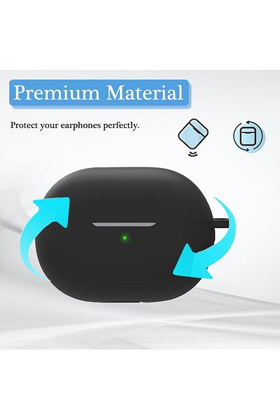 erorex Headphones Protective Case Clear Protective Case With Stand And Lock Design For Samsung Budslive