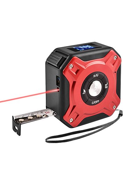 erorex 3 In 1 Laser Tape Measure Digital Ranger Finder 16Ft Measuring Tape 131Ft Multi Function Laser