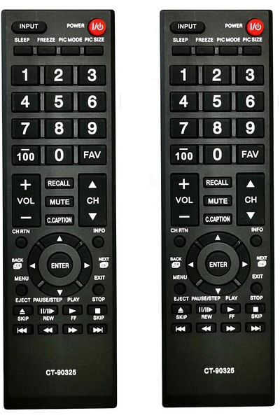 erorex 【Pack Of 2】 Replacement For Samsung Tv Remote Control For All Samsung Tv Remote Replacement