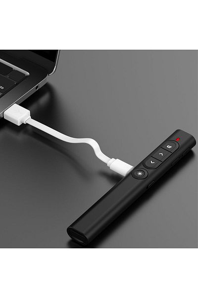 erorex Powerpoint Presentation Clicker Wireless Presenter With Hyperlinks Page Up Down Volume + 2.4Ghz Usb