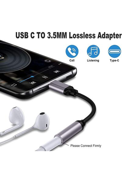 erorex Audio Adapter Type C To 3.5Mm Headphone Adapter
