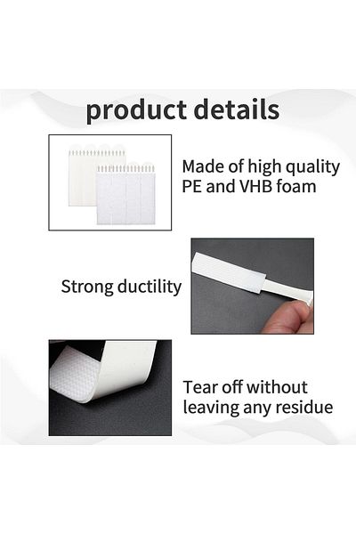 erorex 36 زوجًا من 72 قطعة من شرائط تعليق الصور من Command Strips وCommand Picture Hanging Strips ولوحة قماشية للصور