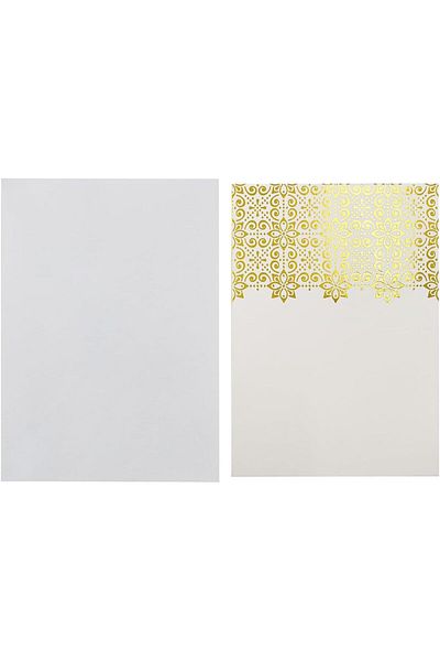 erorex Eid Mubarak Greeting Cards 10.5X14.8Cm 6Pcs Pk
