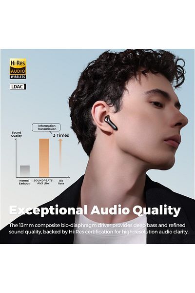 erorex Clear Wireless Bluetooth Earphones 12Mm Drivers Powerful Sound Dual Mic Enc Clear Calls Earbuds