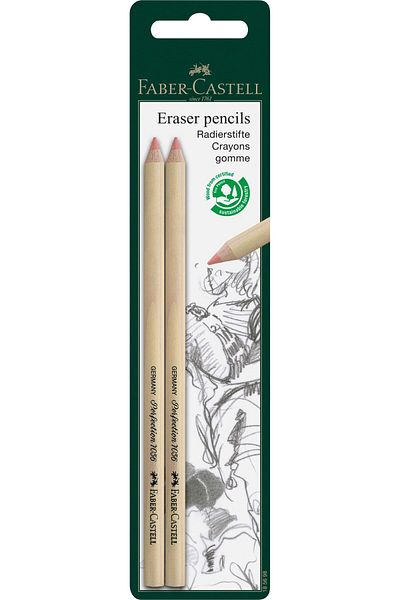 erorex 185698 2 Count Pack Of 1 7056 Perfection Fine Point Eraser Pencils 2 Pieces White