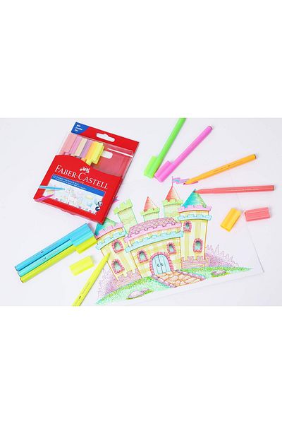 erorex Connector Pen 12 Colors Neon Pastel