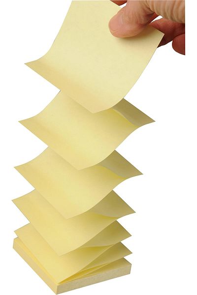 erorex Pop Up Notes 3 In X 3 In 76 X 76 Mm R330 Yellow Color Z Notes To Use With Dispenser Sticky Notes