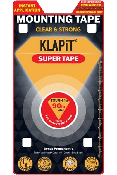 erorex Super Tape Double Sided Tape Heavy Duty Mounting Tape Holds 90 Pounds Or 41Kg Weight Using Enhanced