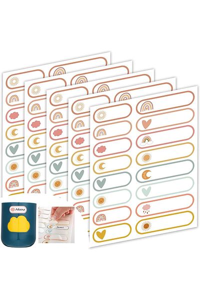 erorex Labels For Baby Bottle Name Labels For Daycare School Name Labels For Kids Waterproof Name Stickers