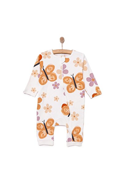 ebebek Hello Baby HelloBaby Fermuarlı Patiksiz Tulum Kız Bebek