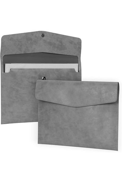 erorex File Folder Pu Leather A4 Document Holder File Organizer Filing Envelope Portfolio Case Tablet