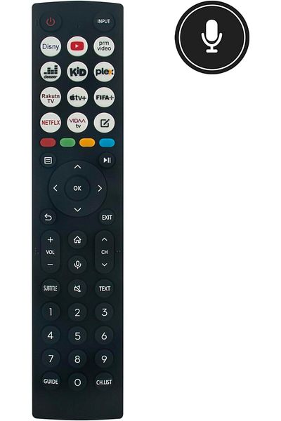 erorex Replaced Remote Control Fit For Antteq Smart Tv Ab32 Ab24