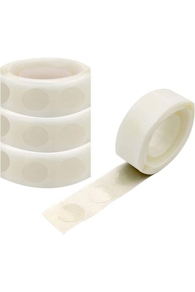 erorex 400Pcs Glue Point Clear Balloon Glue Removable Adhesive Dots Double Sided Dots Of Glue Tape For