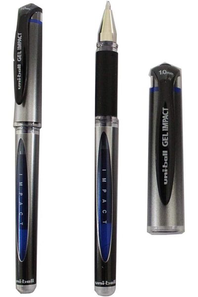 erorex Gel Ink Roller Ball 1.0 Uni Impact Blue Um 153Sble