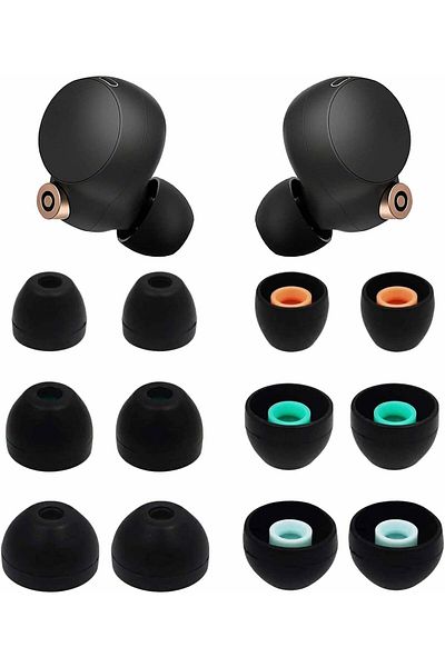 erorex أزواج من أغطية أطراف الأذن المصنوعة من السيليكون لسماعات Bose Quietcomfort Ii ذات الأطراف المجنحة المضادة للانزلاق من السيليكون الرياضي