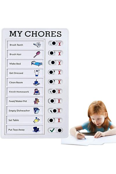 erorex Chore Chart Daily To Do List Memo Checklist Board Portable Detachable Planning Reminder Chart Diy