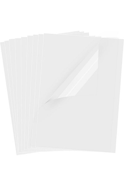 erorex 30 Sheets Transparency Film Paper 8.5X11 Inches Transparent Film For Ink Jet Printer 100 Percent