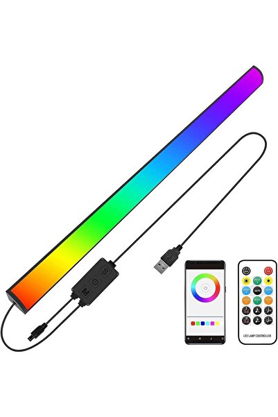 erorex Under Monitor Rgb Light Bar Led Light For Desk Gaming Setup Usb Powered Keyboard Light 12 Inch 351