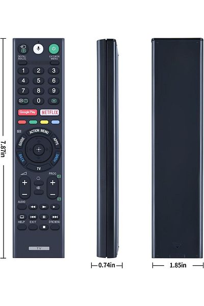 erorex Rmf Tx600U Voice Replacement Remote Compatible With Sony Lcd Led Bravia Oled 4K Ultra Hd Smart Tv