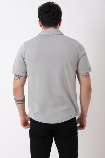 Stilkombin Apaç Collar Short Sleeve Shirt Js C-155_40359