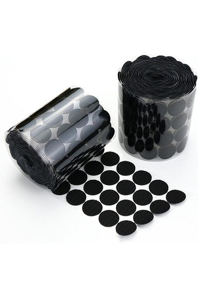 erorex Hook And Loop Dots With Adhesive 102 Sets 15Mm Diameter Nylon Sticky Back Hook Coins For Diy Crafts