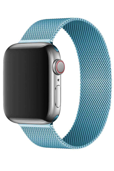 PSGT Apple Watch Uyumlu Seri 1/2/3/4/5/6/se/7/8/9 (38/40/41MM)-s10-11(42MM) Kordon Paslanmaz Metal Milano