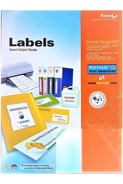erorex Label 2100 70X42Mm Bx=100Sheet Ft Gs 1021
