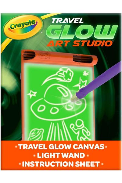 erorex Travel Glow Art Studio Glow In The Dark Toys Kids Gifts For Girls And Boys Ages 6 7 8 9