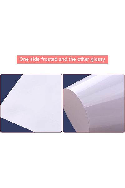 erorex 25 Sheets White Printable Shrink Films Kit Shrinky Art Film Paper Heat Shrink Sheets Can Be Printed