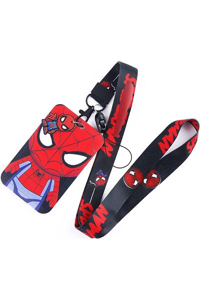 erorex Superhero Spider Key Chain Anime Jewelry Stainless Steel Classic Movie Fans Cartoon Anime Keychain