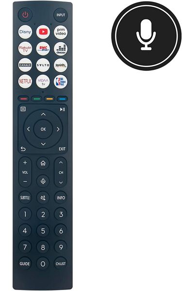erorex Replaced Remote Control Vdq7630 Fit For Yamaha Soundbar Speaker System Sr C20Abl Ats C200 Sr B20A