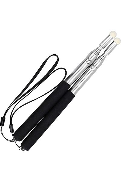 erorex Pointer Sticks 2 Pieces Extendable Pointing Stick For Teachers 1M Retractable Telescope Pointer