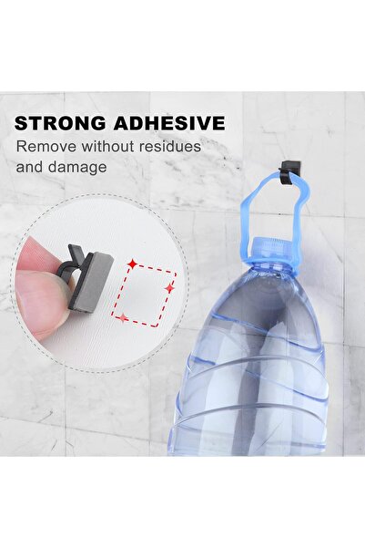 erorex 60 قطعة من مشابك الكابلات اللاصقة، مشابك أسلاك حائطية مطورة لإدارة الكابلات، مشابك أسلاك قوية