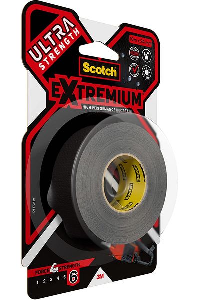 erorex Mount Extremium Tape 24Mm X 10M Black Color Higher Adhesion 2 Times Thicker Maximum Strength Multi