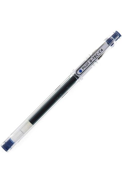 erorex G Tec C4 Gel Microtip Rollerball 0.4 Mm Box Of 12 Blue