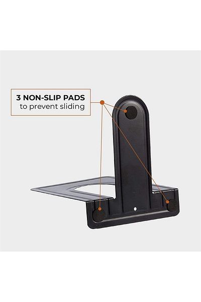 erorex Heavy Duty Bookends 4 Pairs 8 Pieces Anti Slip Book Stopper Supports For Books Cds Dividers For