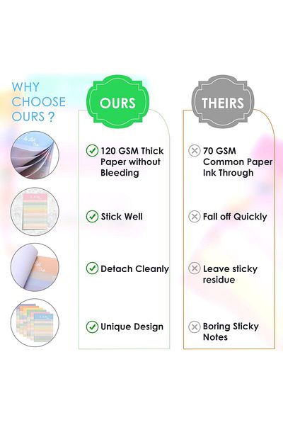 erorex To Do List Sticky Notes 4 X 6 Inches 300 Sheets 6 Pack
