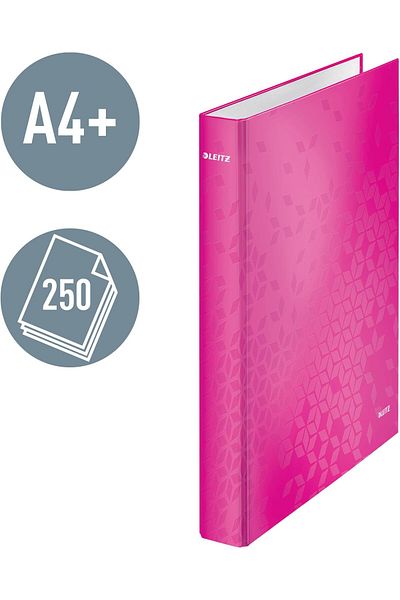 erorex 2 Ring Binder D Ring 25Mm Capacity Metallic Pink Ref 42410023 Each