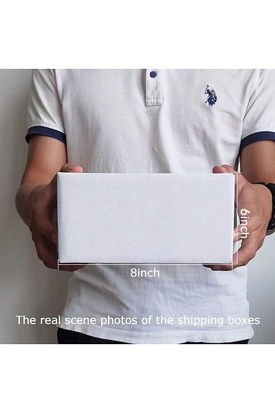 erorex 25 Pack Moving Packing Boxes Mailing Storage Cardboard Shipping Boxes 8X6X4 Inches White