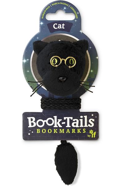 erorex Book Tails Bookmark Black Cat