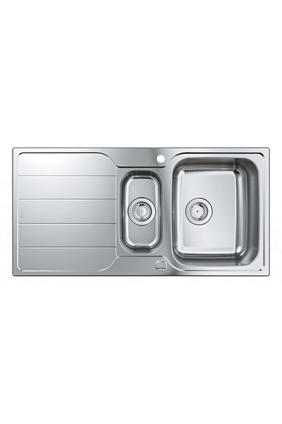 Grohe Chiuveta de bucatarie Grohe K500 31572SD1, montare pe blat, 100 x 50 cm, 2 cuve, reversibila, Inox