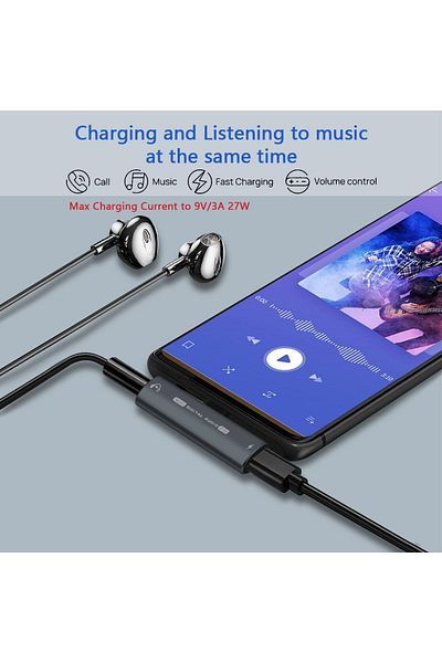erorex Usb Type C To 3.5Mm Female Headphone Jack Adapter 2 Pack Usb C To Aux Audio Dongle Compatible With